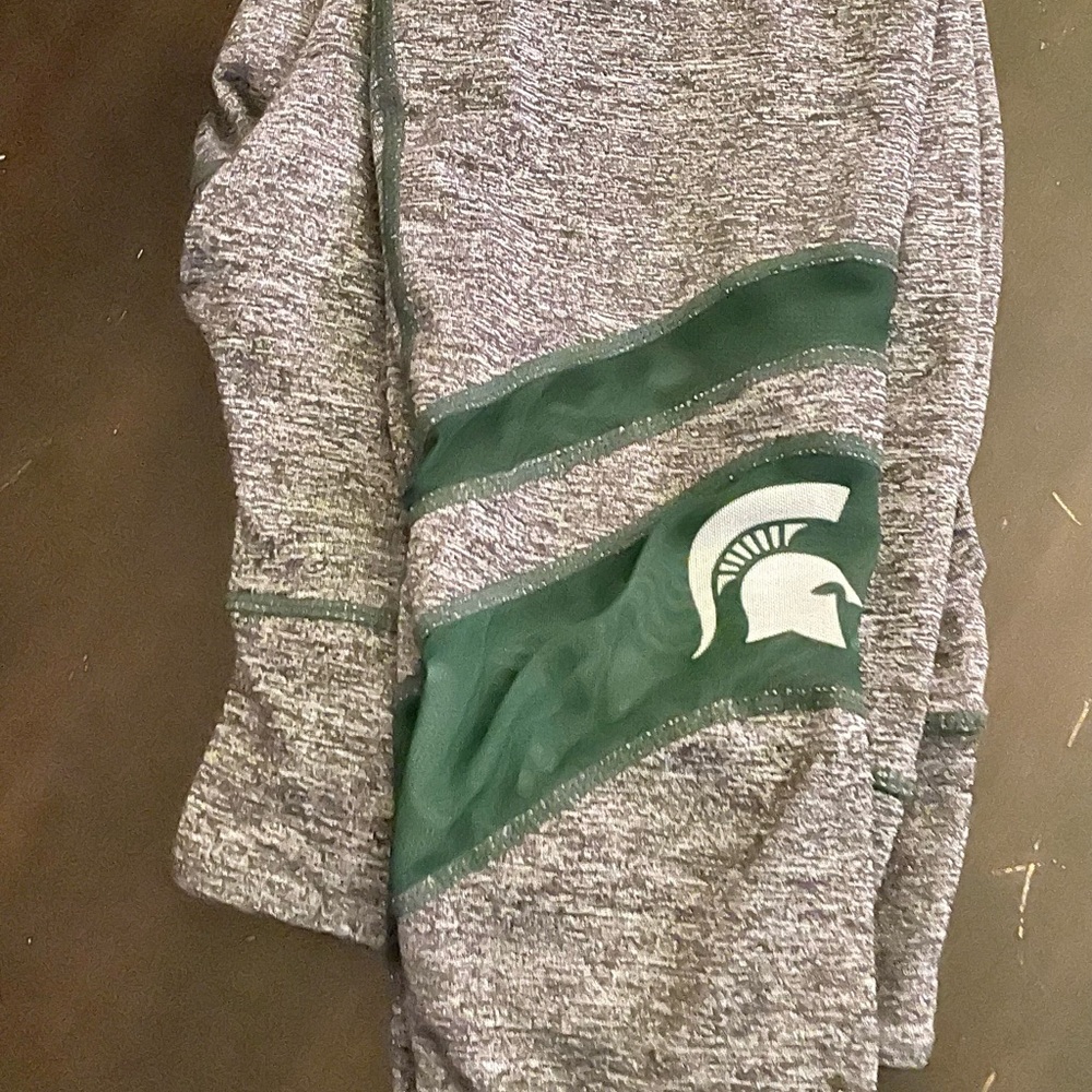 MSU leggings. Like New- Size Medium